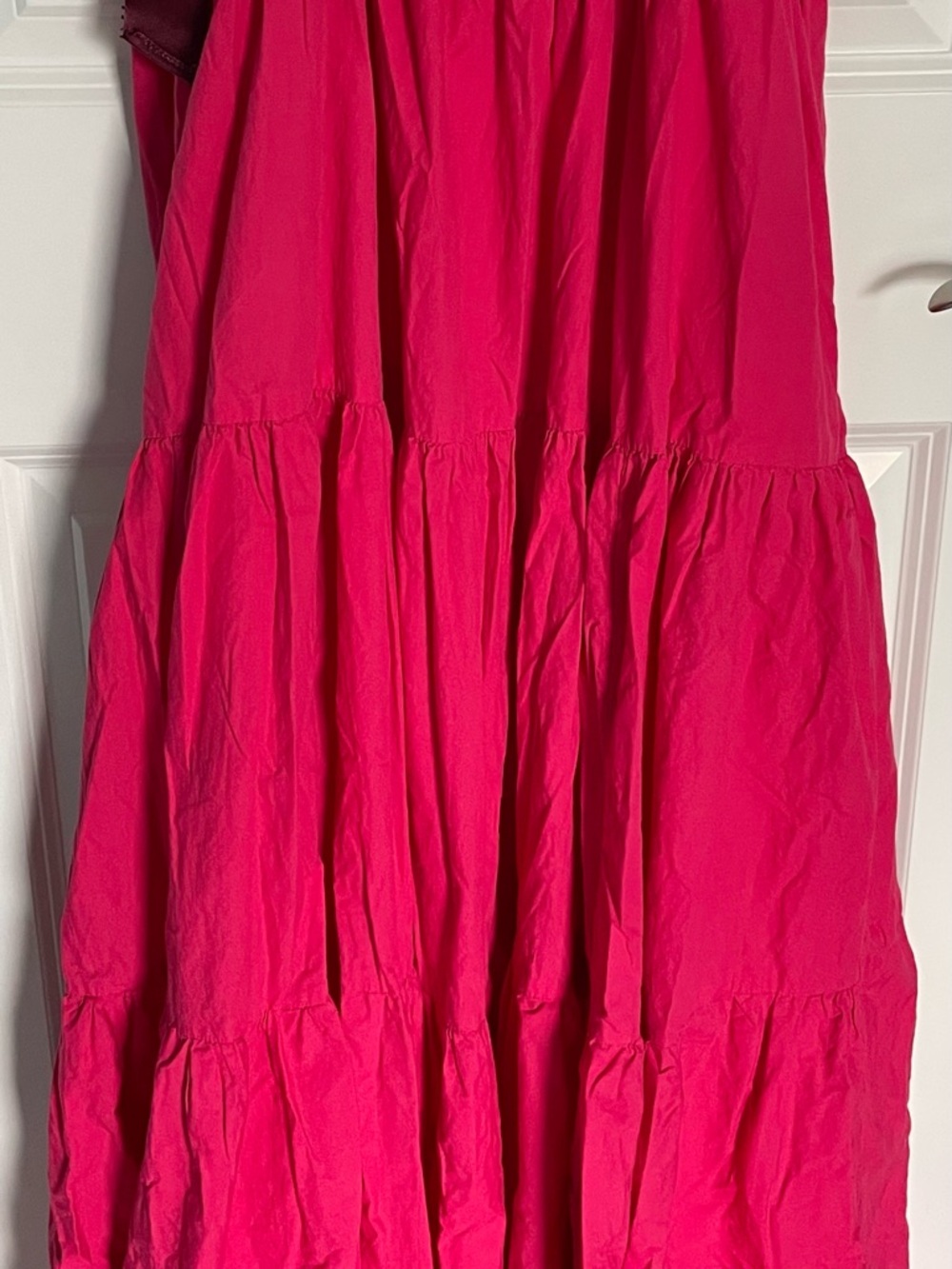 Free People Bluebell Solid Pink Cotton Maxi Dress Size Large 54438 - Picture 10 of 15